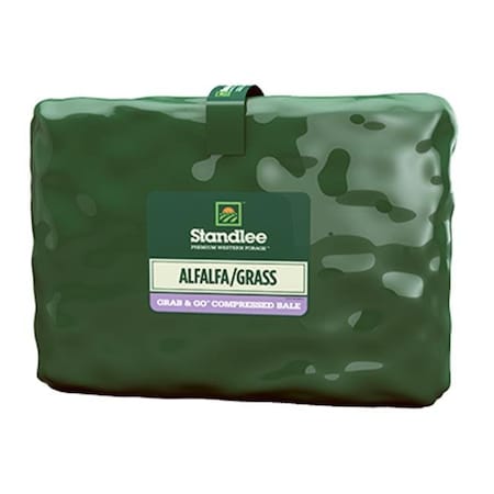 Standlee Hay Standlee Hay 1500-20021-0-0 50 lbs. Alfalfa & Grass Grab N Go Compressed Bale Forage 192938